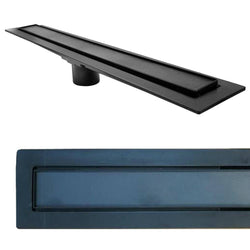 Ready to Tile In Linear Drain Grate with ABS Drain Body - KBRS - ShowerBase.com