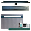 42” x 61” Linear Shower Kit - KBRS - ShowerBase.com