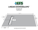 Linear Shower Installation Kit 36