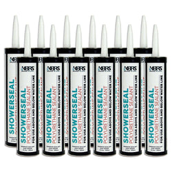 12-Pack 10.1 Oz  Grey Polyurethane Sealant (Carton) - KBRS - ShowerBase.com