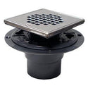 Premier Shower Drain with Stainless Steel Square Strainer - KBRS - ShowerBase.com