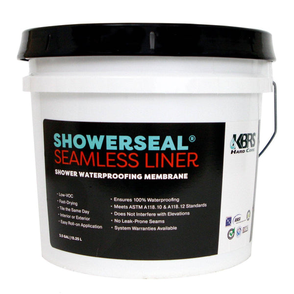 ShowerSeal® Tile Shower Waterproofing (3.5 US GALLON) - KBRS - ShowerBase.com